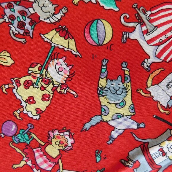 OOP this n that kats Alexander Henry Fabrics kawaii Where’s Waldo cat parade 1yd - Picture 7 of 16